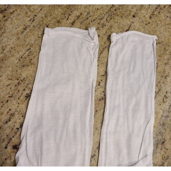 New! Mens L Womens XXL White Cotton 14" Long Gloves Inspector Costume - Picture 9 of 15